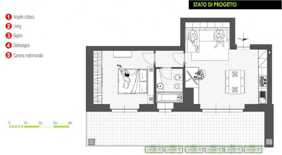 Casa 70 mq. immagine with casa 70 mq. casa 70 mq with casa 70 mq ... Pianta casa 70 mq